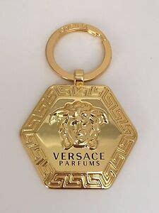 Versace Parfums Gold Key Chain for sale online 